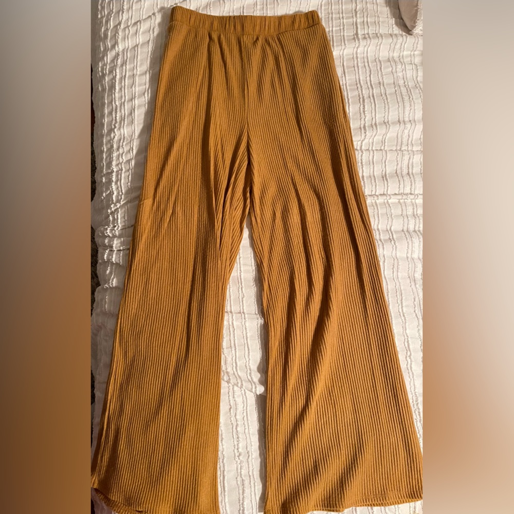 Comfy cord like polyester pant
